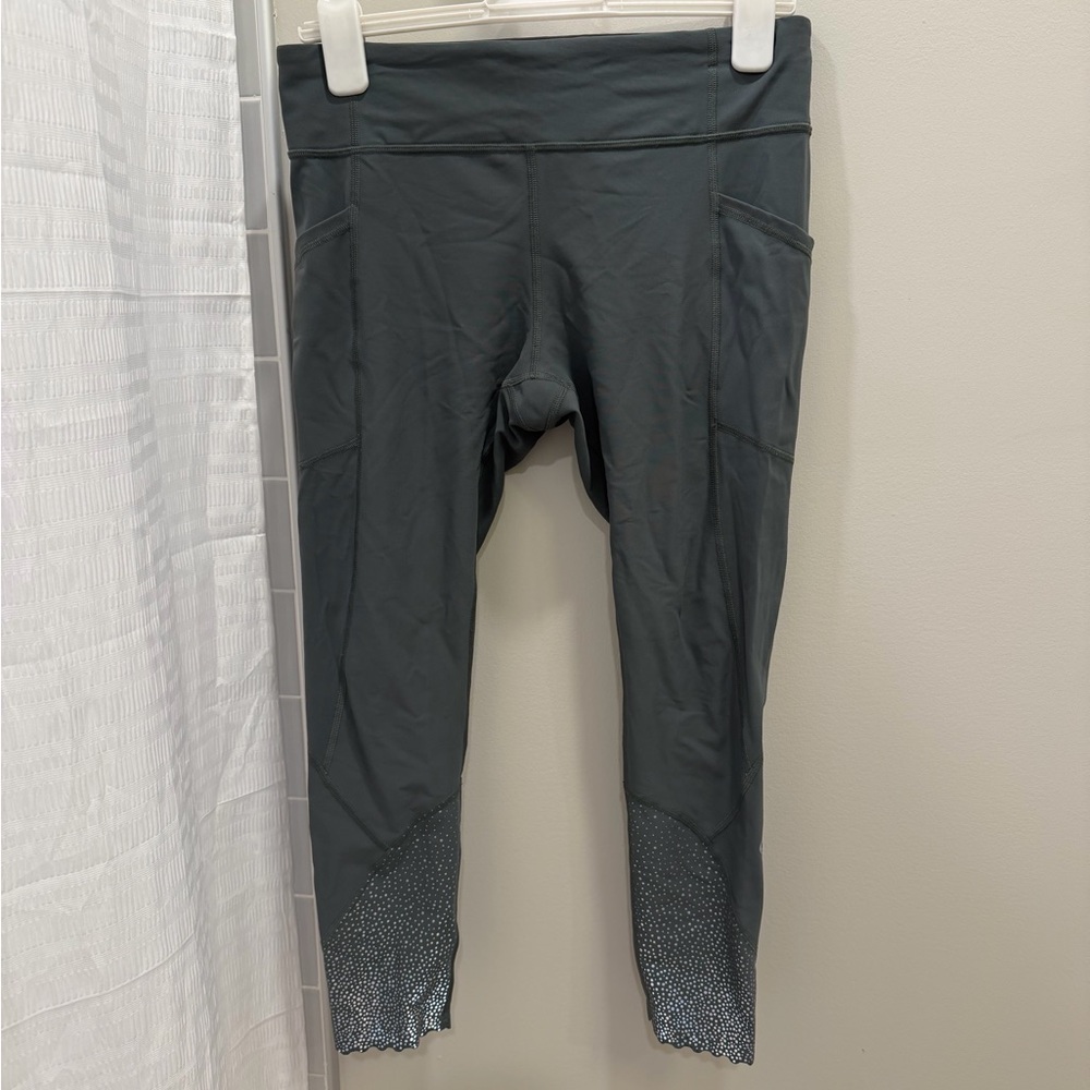 Lululemon Olive High-Waisted Leggings